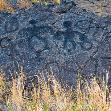 Petroglyphs on the Island of Hawaii