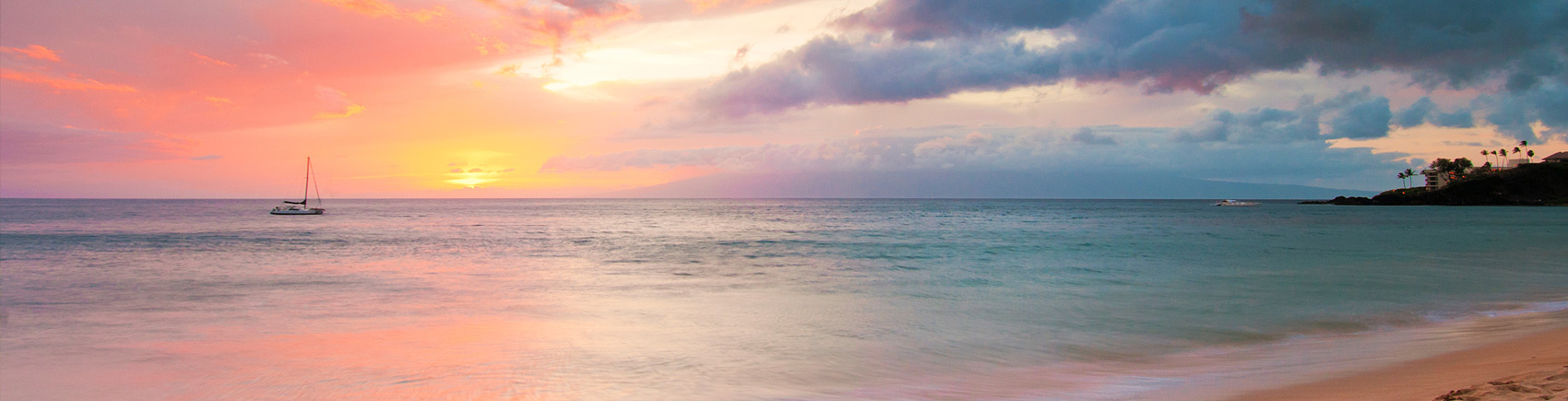 Maui sunset image
