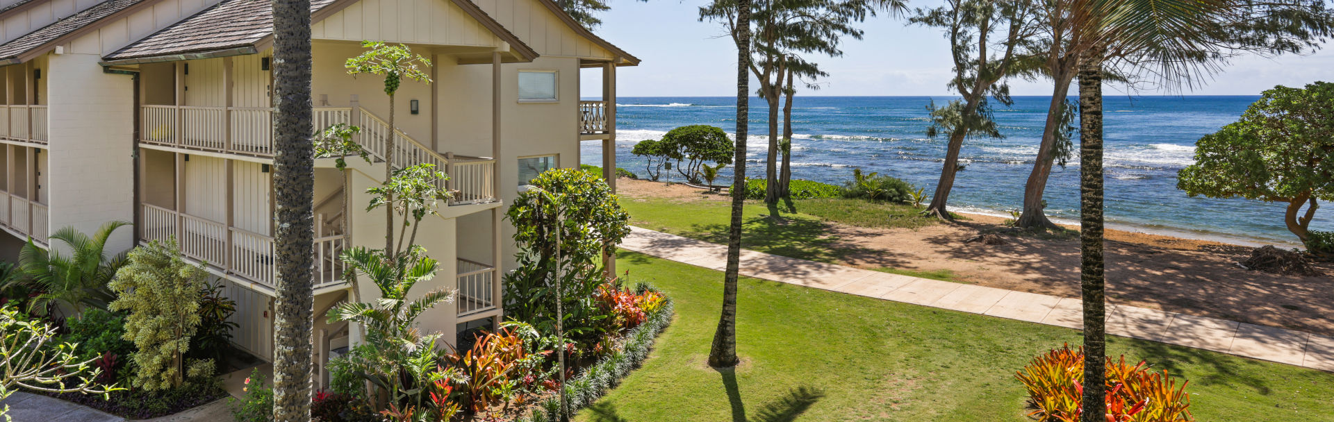 Aston Islander on the Beach with lush landscaped grounds and just steps from the beach