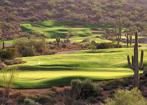 Golf course in Arizona.