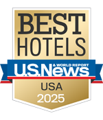 US News & World Report - Best Hotels in the USA 2025.