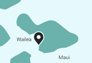 マウイ島ワイレアの地図