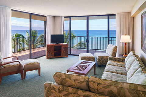 Two-Bedroom Aloha Suite Living Area