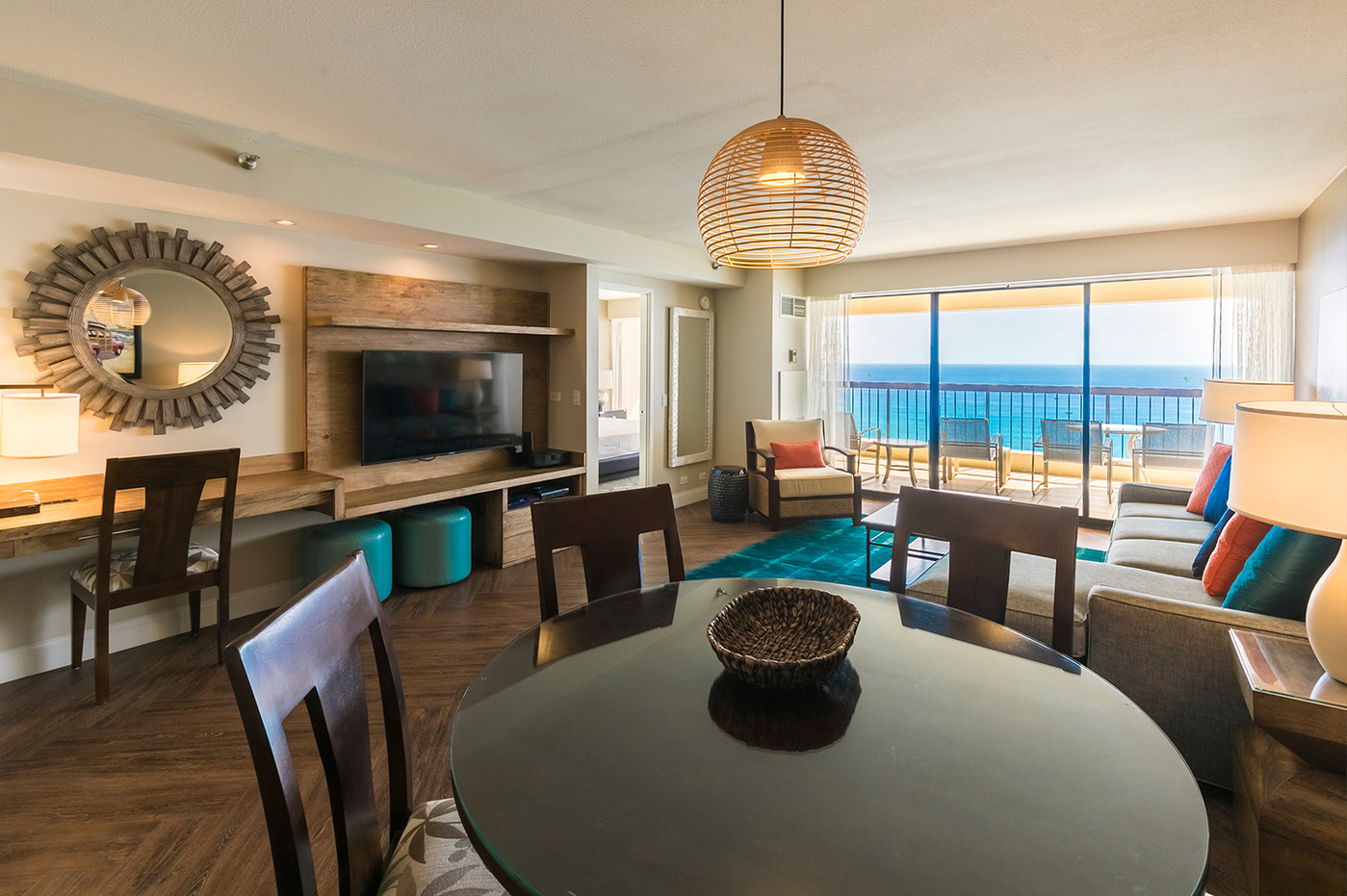 2-Bedroom Premium Oceanfront Living Area