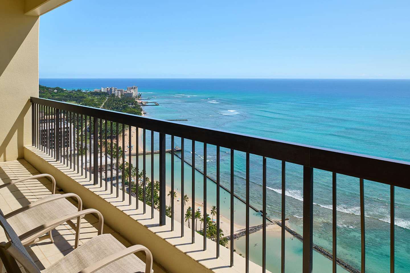 Oceanfront view from balcony.