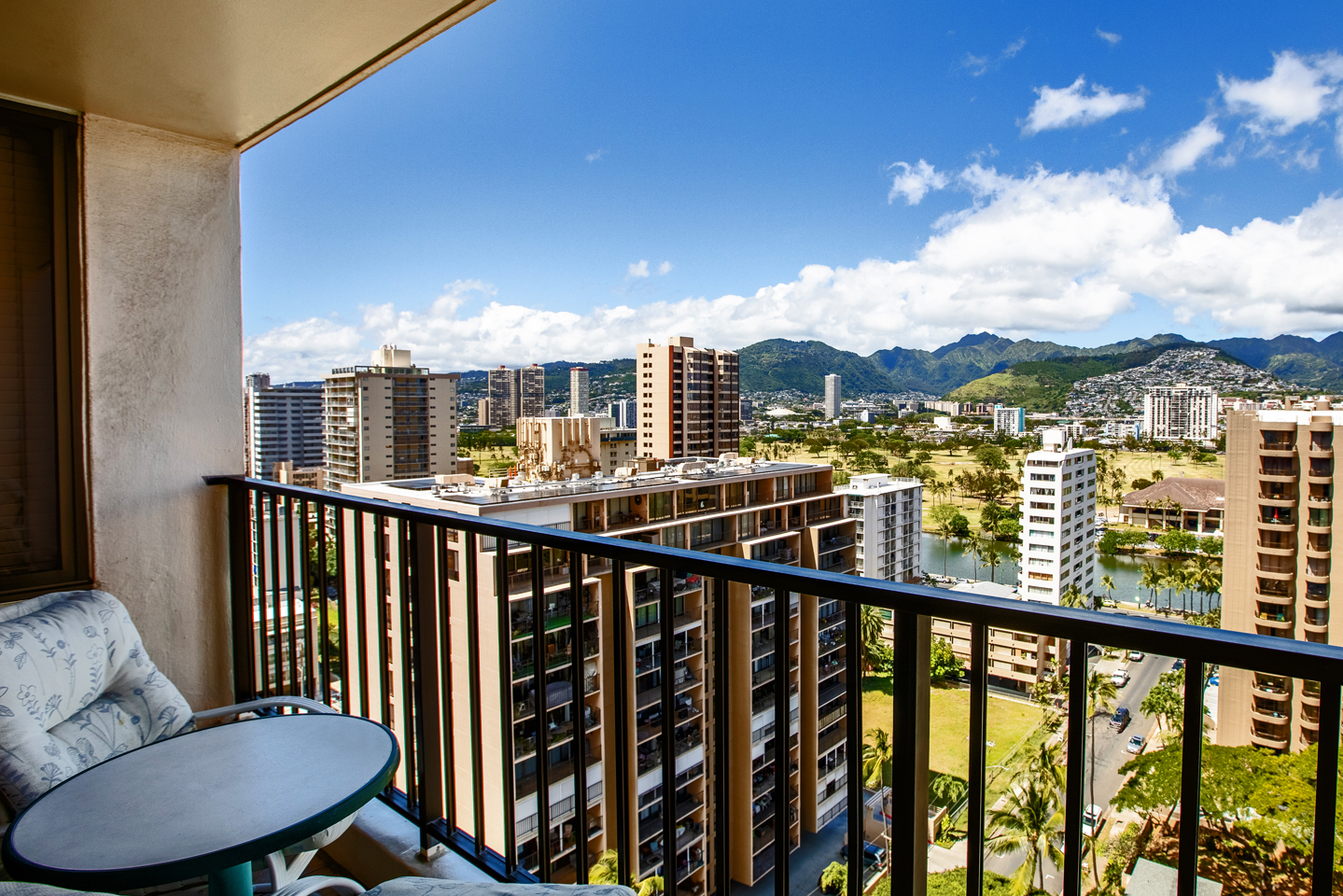 Lanai overlooking Waikiki.