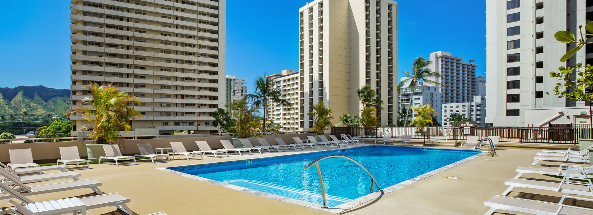 Pool and sun deck