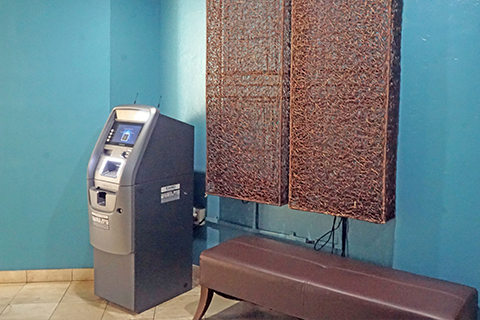 ATM located in the lobby