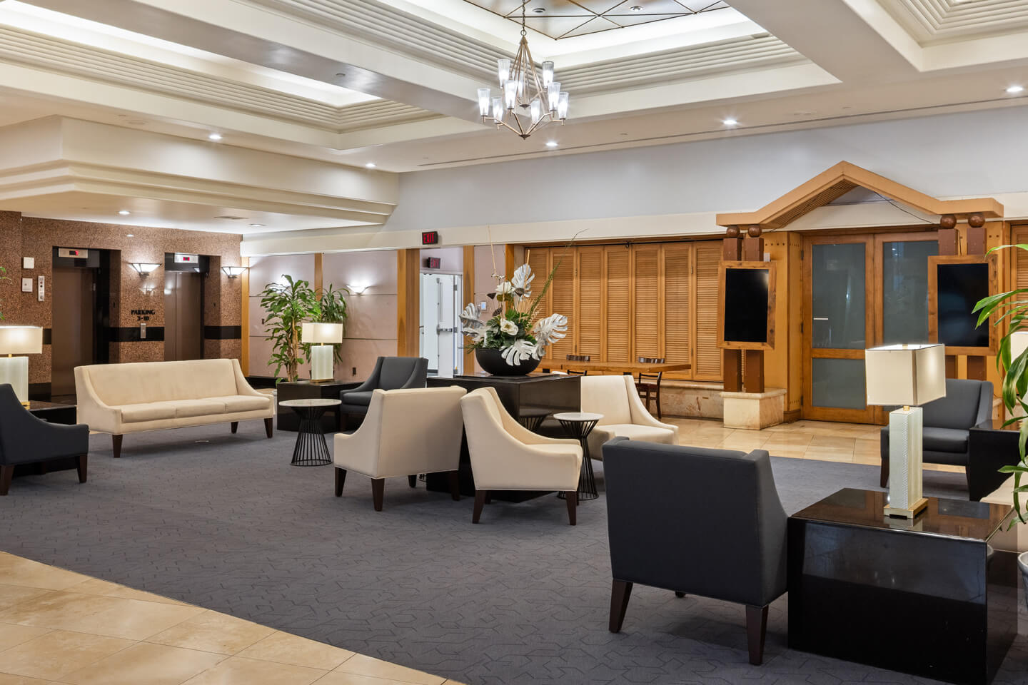 Lobby seating