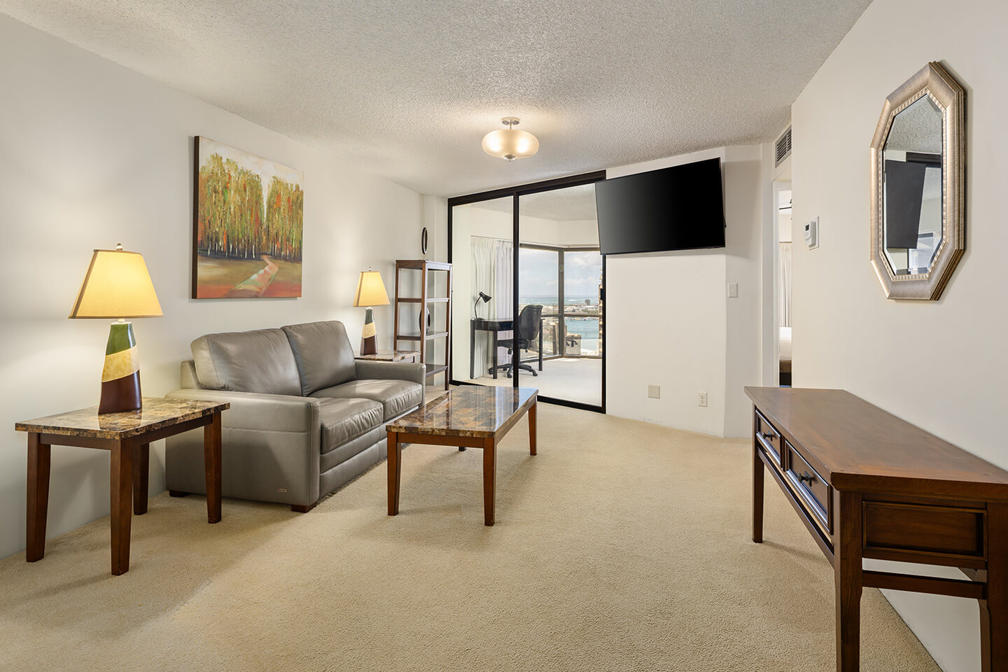 Business Suite Deluxe Ocean View Living Area