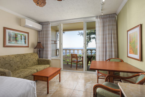Hotel Room Oceanfront Sofa and Lanai