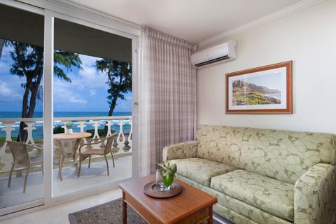 Hotel Room Oceanfront Sofa and Lanai