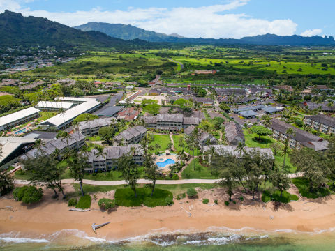 Aerial view of the property 