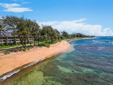 Resort  near the shoreline