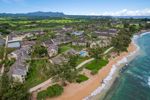 Aston Islander on the Beach Resort Aerial View