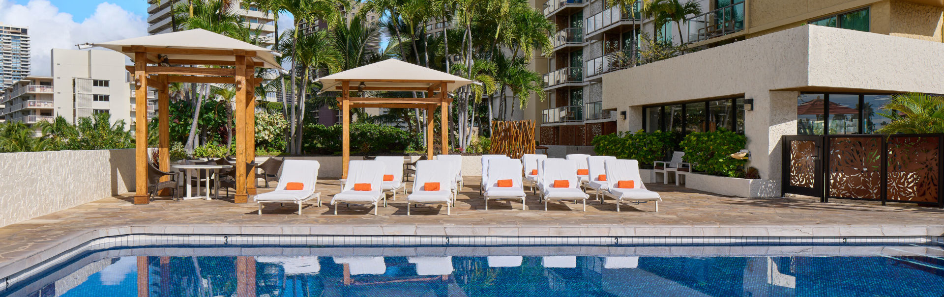 Pool and Sun Deck at Luana Waikiki Hotel and Suites