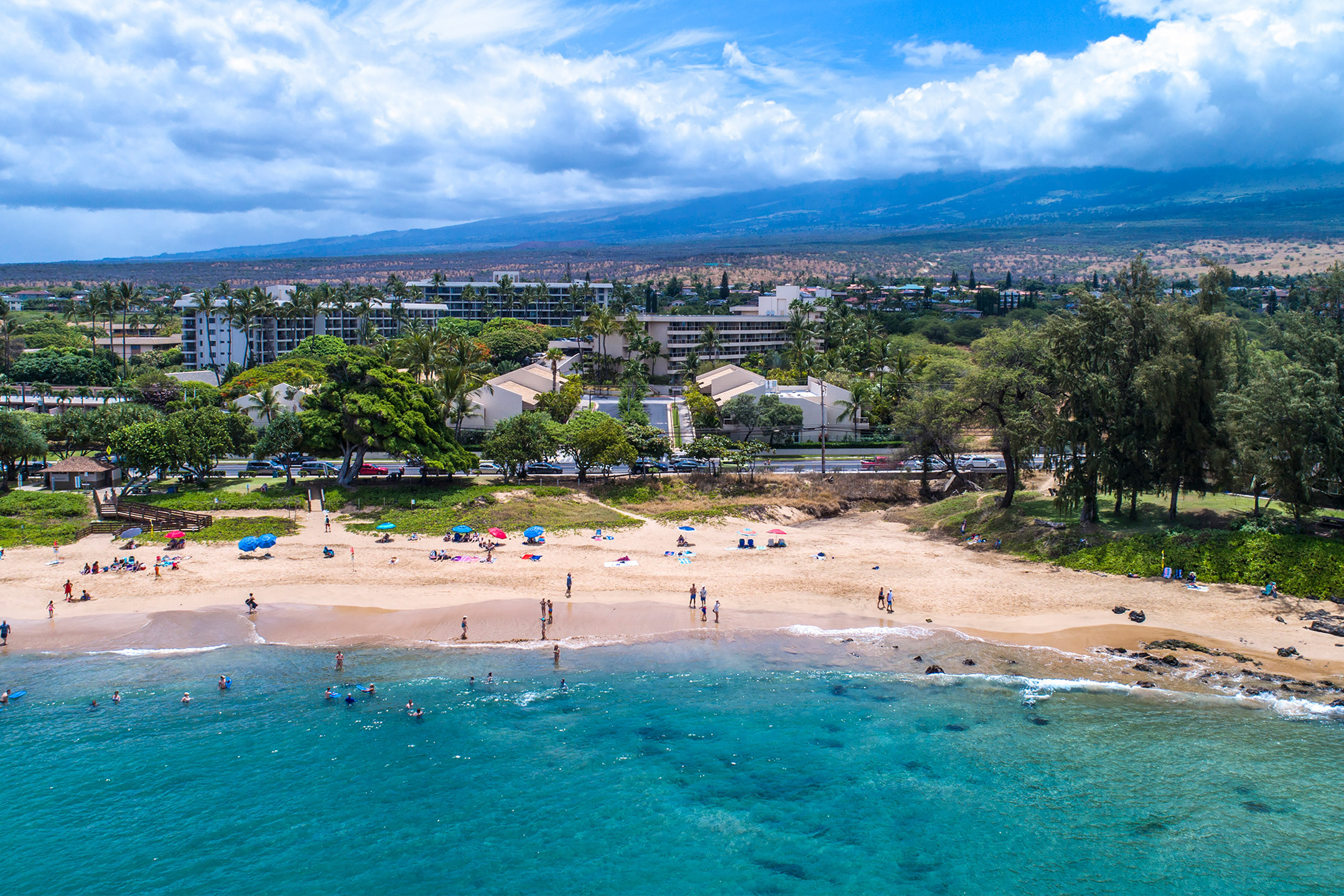 View of Aston at the Maui Banyan and Kamaole Beach Park 