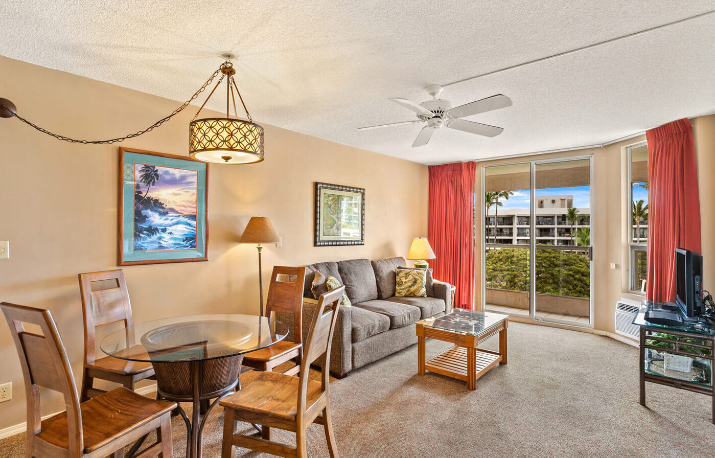 Two-Bedroom Partial Ocean View Suite Living Area Opt