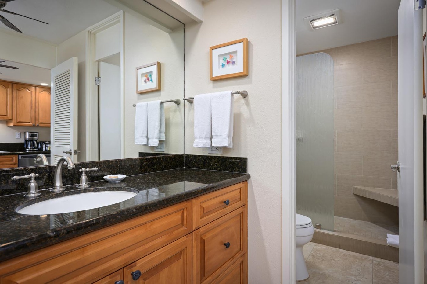 One-Bedroom Garden View Premium Bathroom and Shower