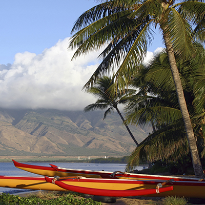 Outrigger canoe maui hawaii