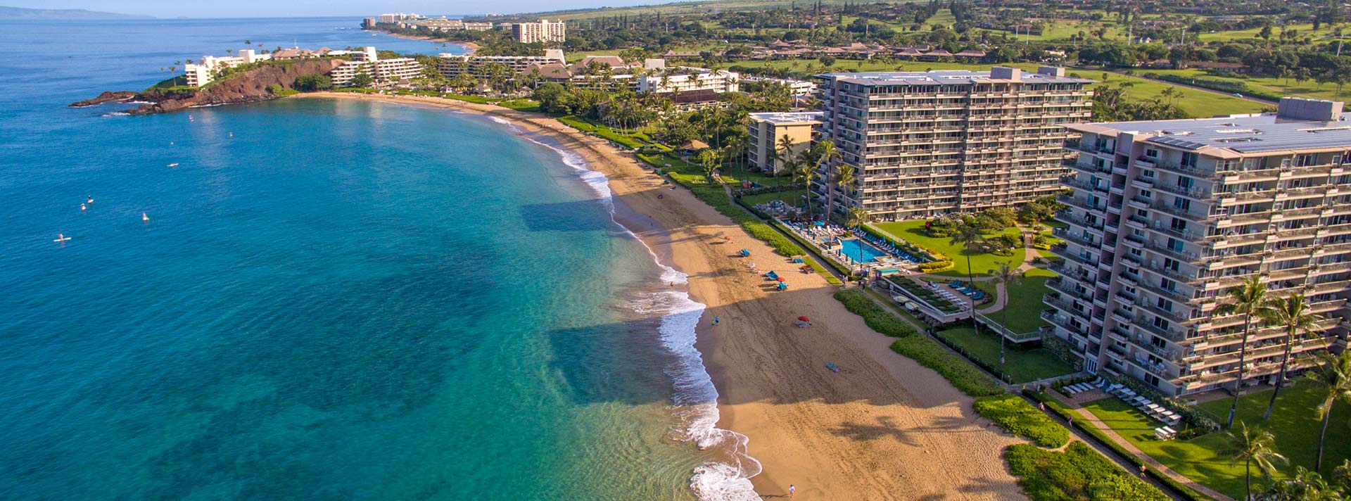 Aerial View of Aston at the Whaler on Kaanapali Beach