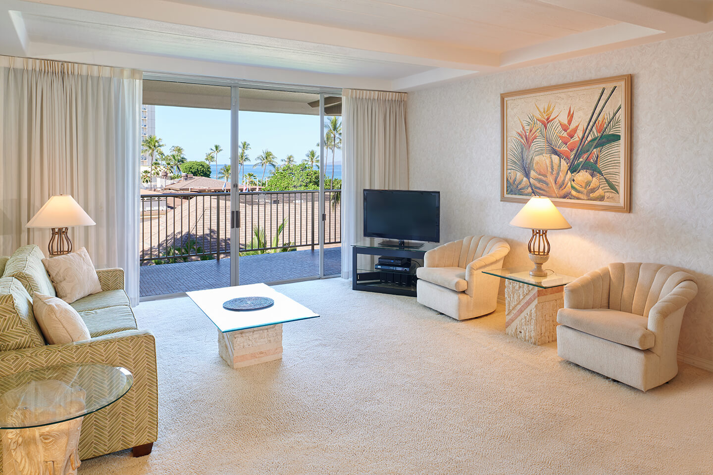 One-Bedroom Ocean View Suite Living Area