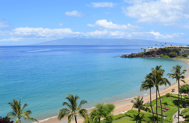 View of Kaanapali Beach from the Resort