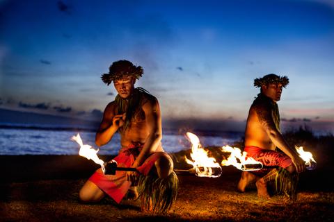 Luau Fire Dancers