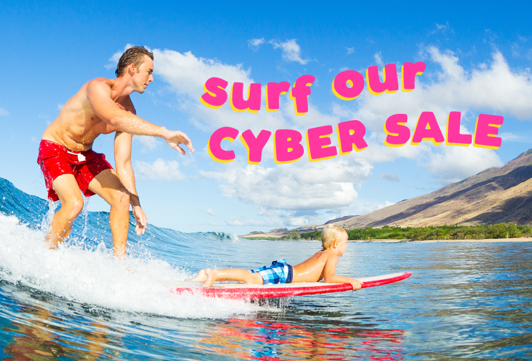 Surf Our Cyber Sale
