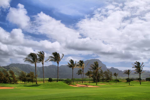 Poipu Golf Course on the island of Kauai