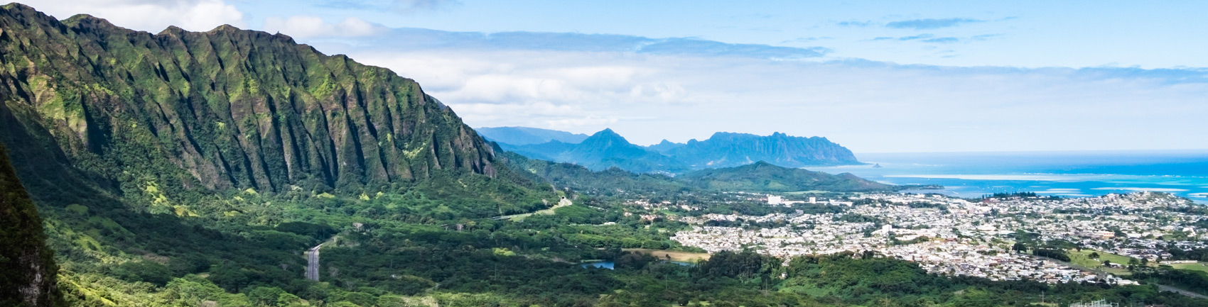 View from Nuuanu Pali Lookout